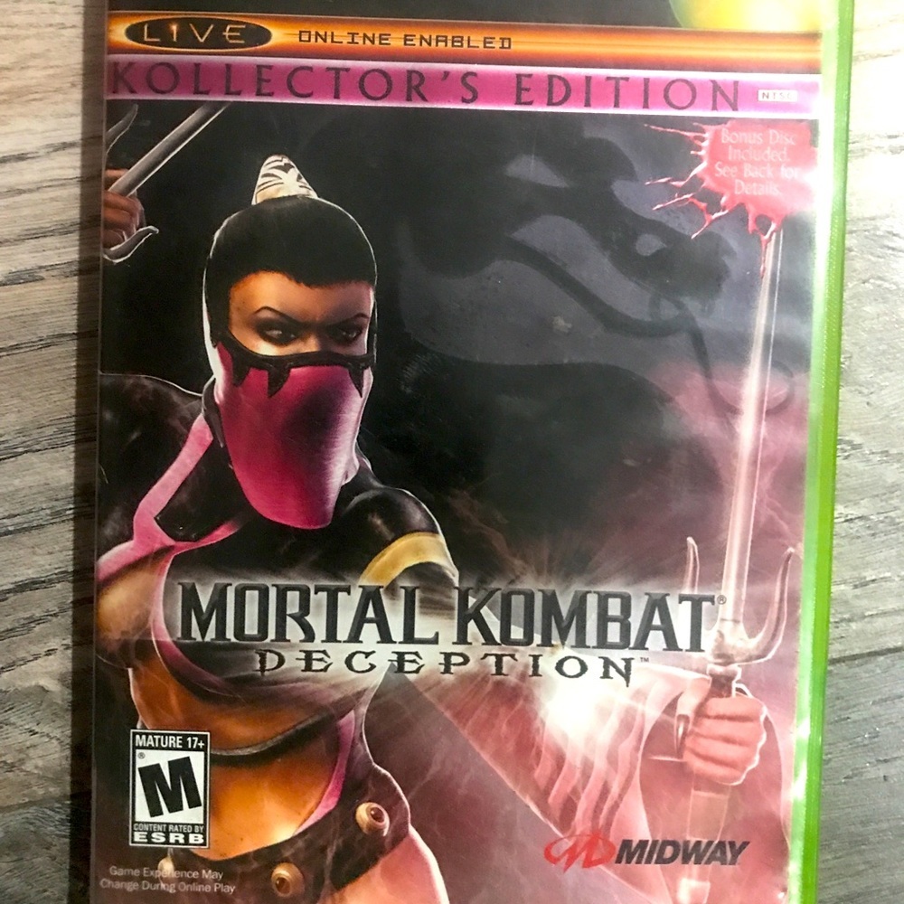 Mortal Combat Deception Collectors Edition Xbox Mileena